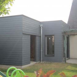extension bardage extérieur hardieplank - bleu du soir