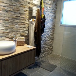 aménagement intérieur - salle de bain - douche à l'italienne