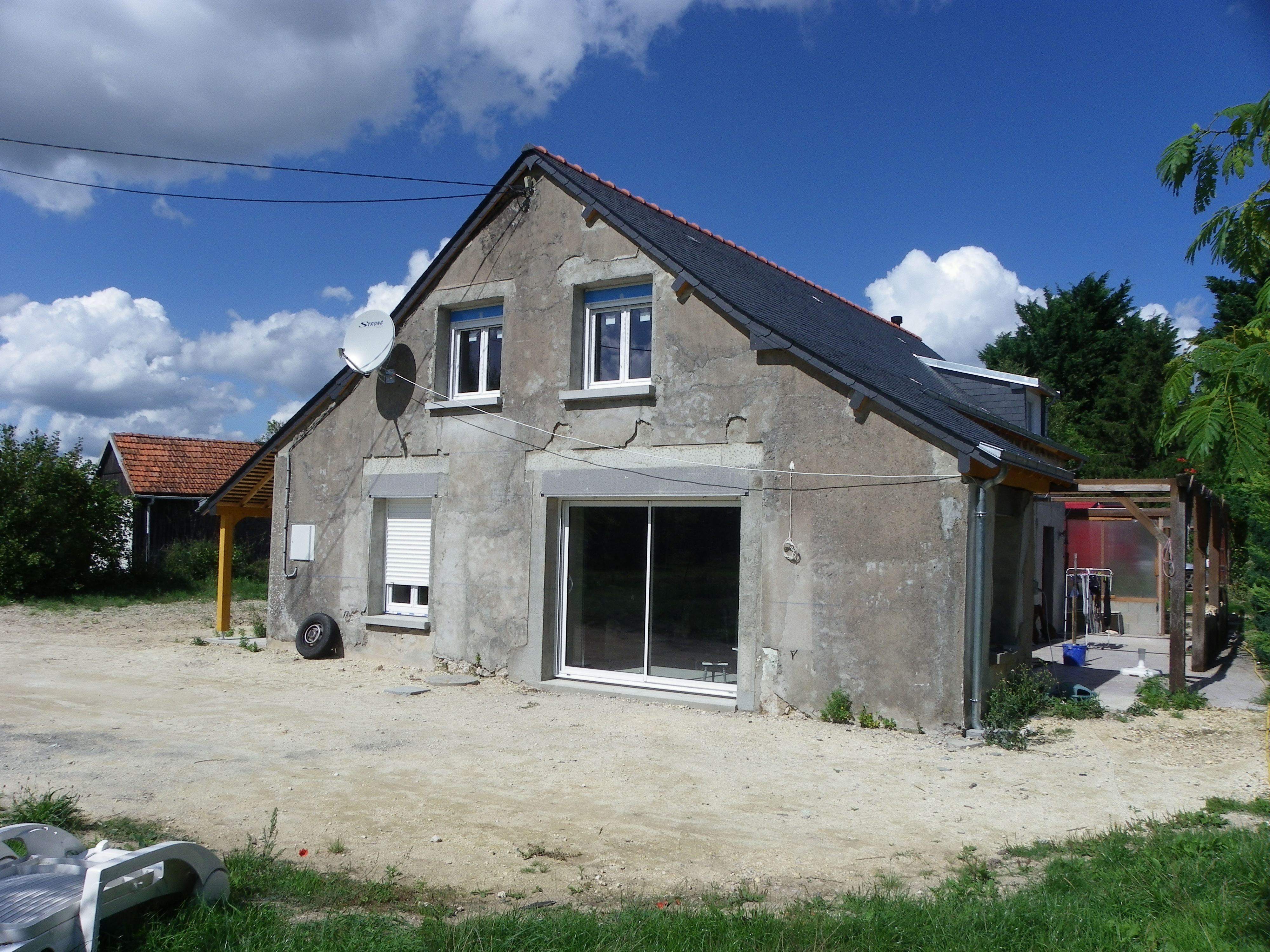 Après rénovation baie vitrée